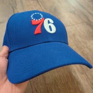 NBA Philadelphia 76ers New Era Baseball Cap Hat Adjustable Basketball Blue